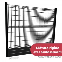 Clôture rigide avec...