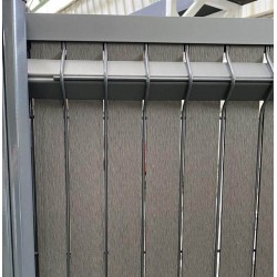 Cache vue coloris gris anthracite