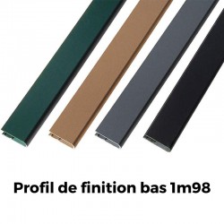 Profil de finition bas ALU 1m98